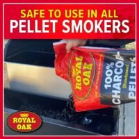 Royal Oak 100% Hardhout Pellets voor barbecue & roken, hoge hitte, waterbestendig, makkelijk schoon te maken, 13,6kg – Bild 2
