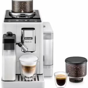Ekspres DELONGHI Rivelia EXAM 440.55.W Kawa mrożona (2 wymienne zbiorniki kawy)
