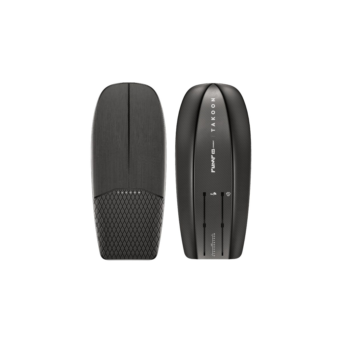 Planche de surf foil compacte (foil full carbon, mast 90cm, fuselage alu)