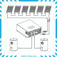 Zestaw do grzania wody w bojlerach 5xPV Mono 2000 Eco Solar Boost Pro – Bild 2
