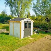 Domek narzędziowy drewniany dwudrzwiowy – Bild 2