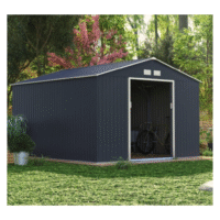 Abri de jardin en acier galvanisé gris 12,5 m² – Résistance longue durée – Bild 2