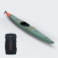 Kayak gonflable expedition pro (drop‑stitch, valves haute pression, pompe manuelle)